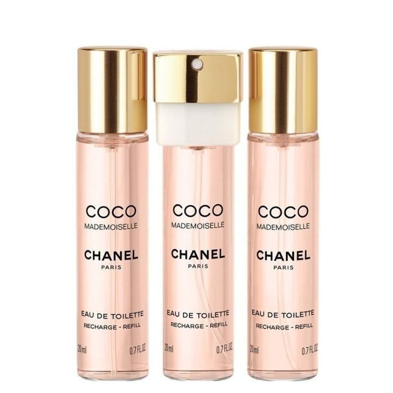 Order Set Nước Hoa Chanel Coco Mademoiselle Eau De Parfum Intense Twist   Spray Set 7ml x 3  Chanel  Đặt mua hàng Mỹ Jomashop online