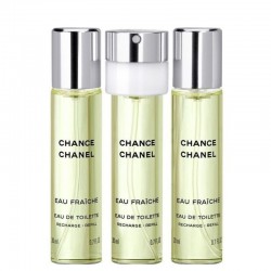 CHANCE EAU FRAÎCHE EAU DE TOILETTE TWIST AND SPRAY - 3x20 ml