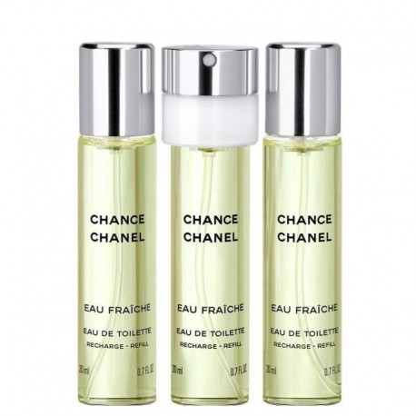 Chanel Chance Eau Fraiche Twist & Spray Eau De Toilette 3x20ml/0.7