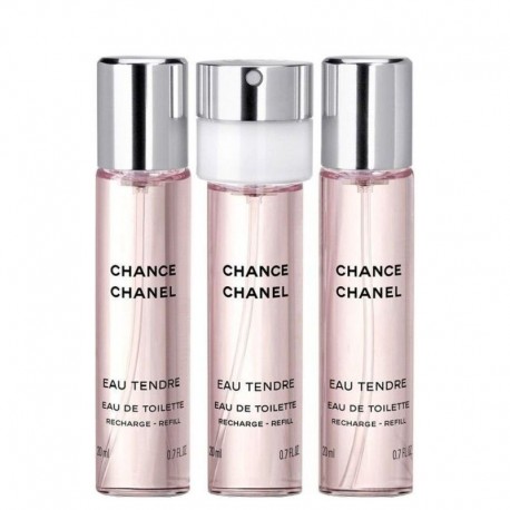 Chanel Eau De Toilette Twist & Spray 3x20ml Scent