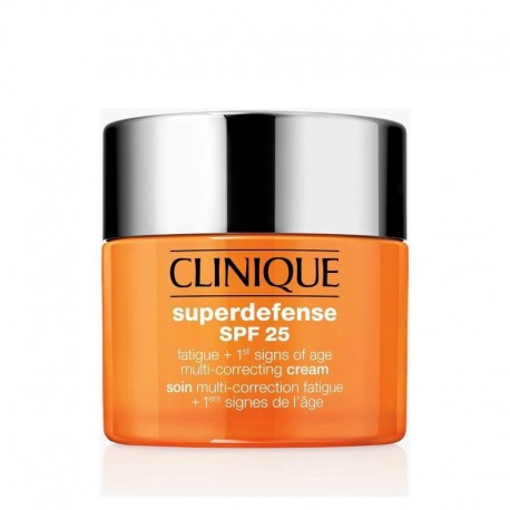 Clinique Superdefense SPF25 Fatigue + 1st Signs of Age Multi-Correcting Cream For Very Dry + Dry Combination