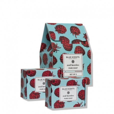Blue Scents Soap Set Red Berries
