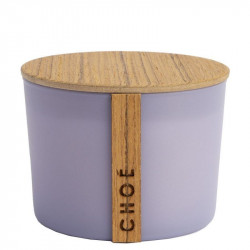 Choe Iris Soy Scented Violet & Sensual Wood Candle